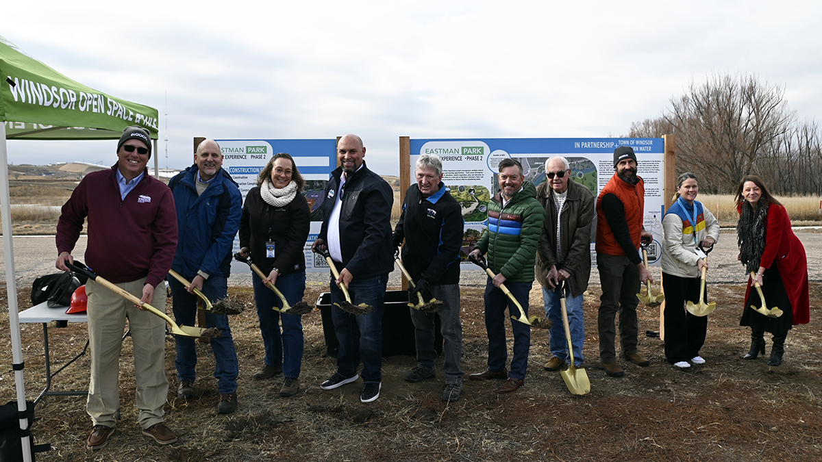 Eastman Park groundbreaking in Windsor