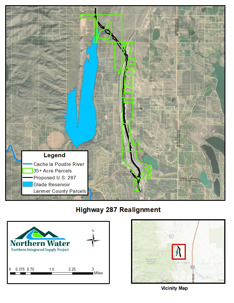 U.S. Highway 287 Realignment | NISP | Northern Water