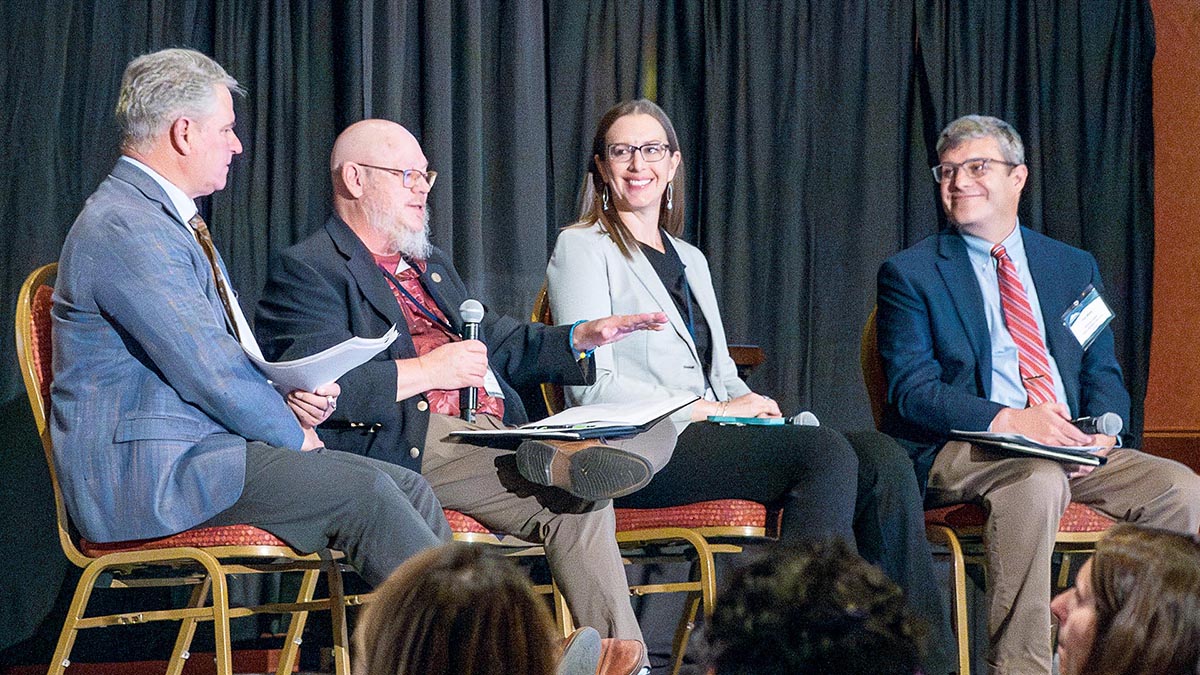 Panel of experts speak at the 2024 Fall Water Symposium about water preservation