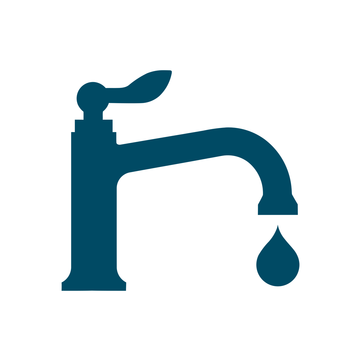 Icon of water dripping from faucet