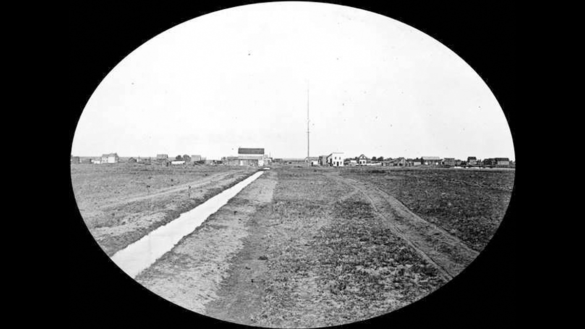 Greeley, CO pictured in 1870